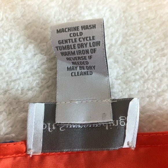 SOFT SURROUNDINGS Blouse Women's Oversized Medium Orange Blue Floral Wide Sleeve - Picture 7 of 10